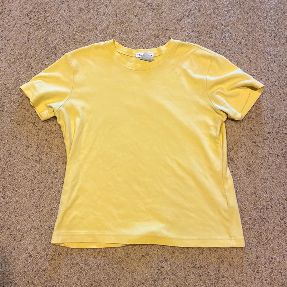 Plain yellow shirt